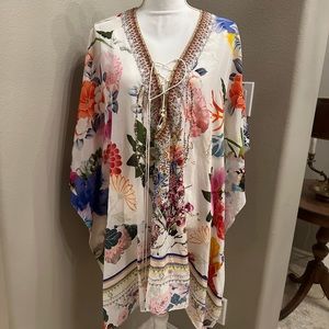 CAMILLA: NEW w/TAGS!!  memories of a garden silk tunic dress NWT